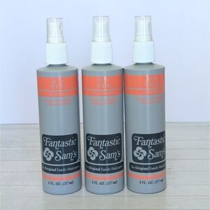 Vintage 1992 Fantastic Sams Hair Care Dual Styling Spray Support 8oz (Lot of 3)